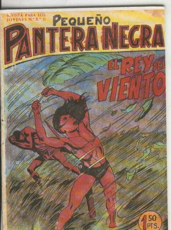 Pequeño Pantera Negra, facsimil numero 122: El rey del viento