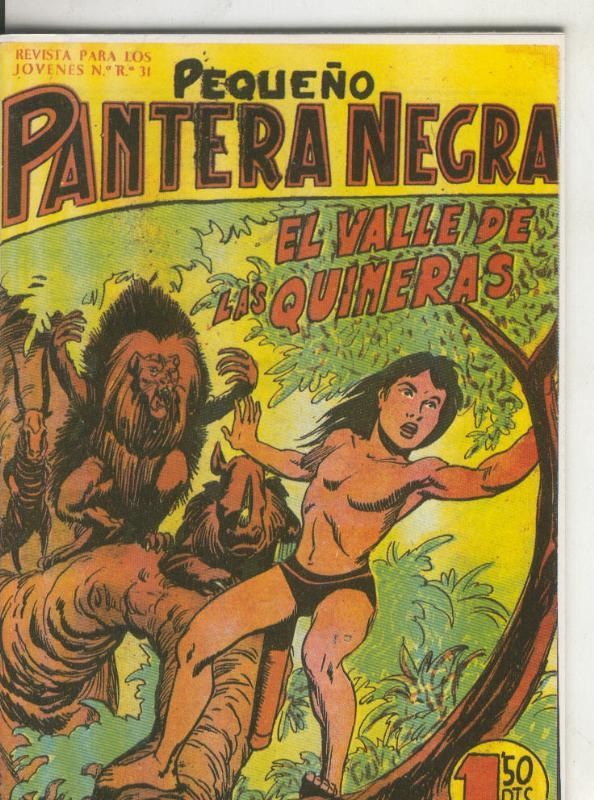 Pequeño Pantera Negra, facsimil numero 119: El valle de las quimeras