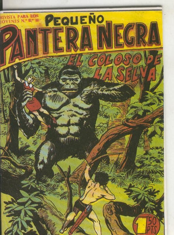 Pequeño Pantera Negra, facsimil numero 111: El coloso de la selva