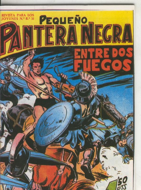 Pequeño Pantera Negra, facsimil numero 107: Entre dos fuegos