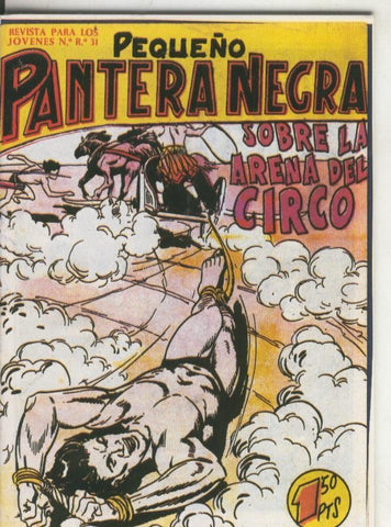 Pequeño Pantera Negra, facsimil numero 106: Sobre la arena del circo