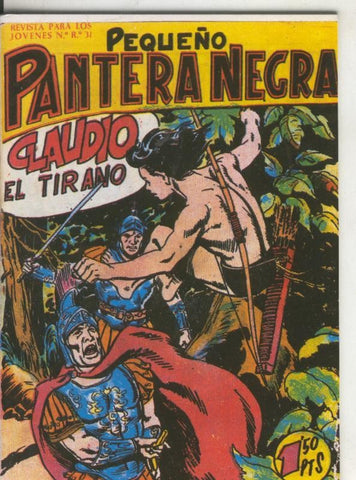 Pequeño Pantera Negra, facsimil numero 105: Claudio el tirano