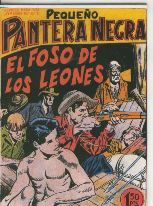 Pequeño Pantera Negra, facsimil numero 102: El foso de los leones
