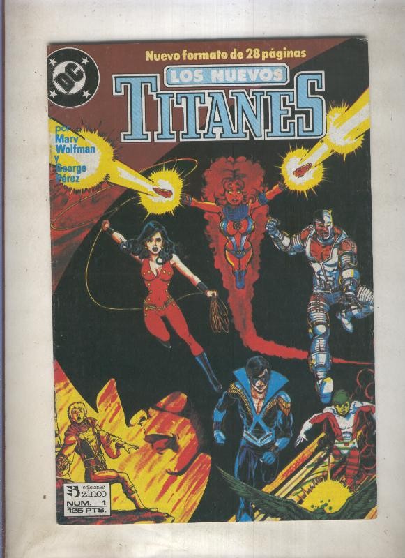 Nuevos Titanes volumen 2 numero 01 (numerado 2 en la trasera)