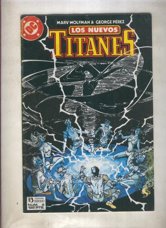 Nuevos Titanes volumen 2 numero 02 (numerado 2 en la trasera)
