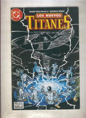 Nuevos Titanes volumen 2 numero 02 (numerado 2 en la trasera)