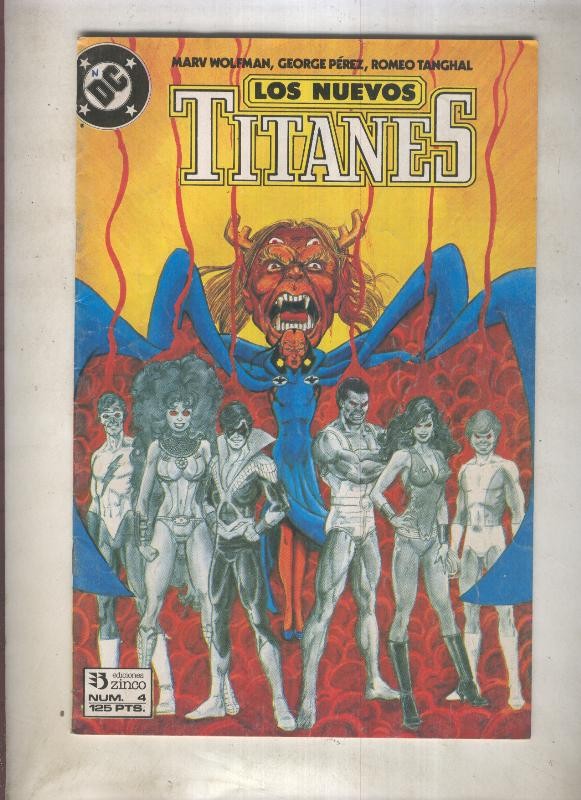 Nuevos Titanes volumen 2 numero 04 (numerado 1 en trasera)