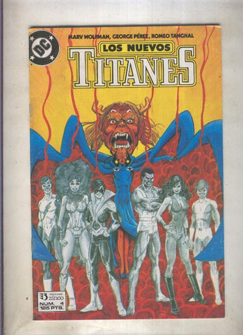 Nuevos Titanes volumen 2 numero 04 (numerado 2 en trasera)