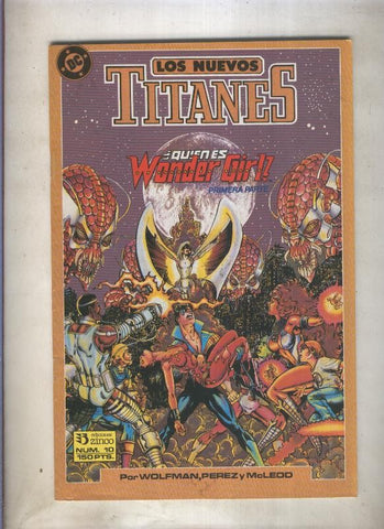 Nuevos Titanes volumen 2 numero 10 (numerado 1 en trasera)