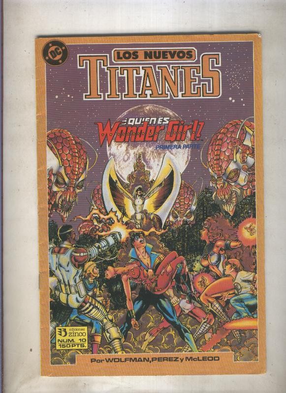 Nuevos Titanes volumen 2 numero 10 (numerado 3 en trasera)