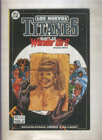Nuevos Titanes volumen 2 numero 11 (numerado 2 en trasera)