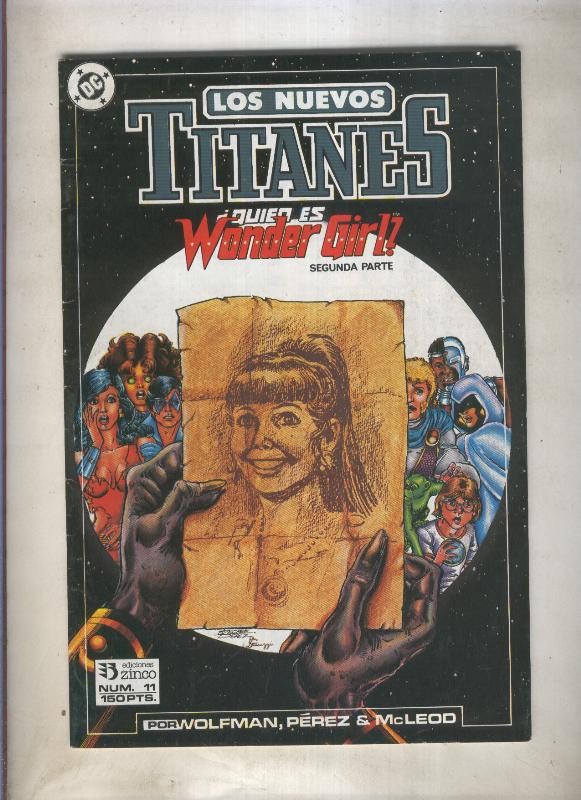 Nuevos Titanes volumen 2 numero 11 (numerado 3 en trasera)