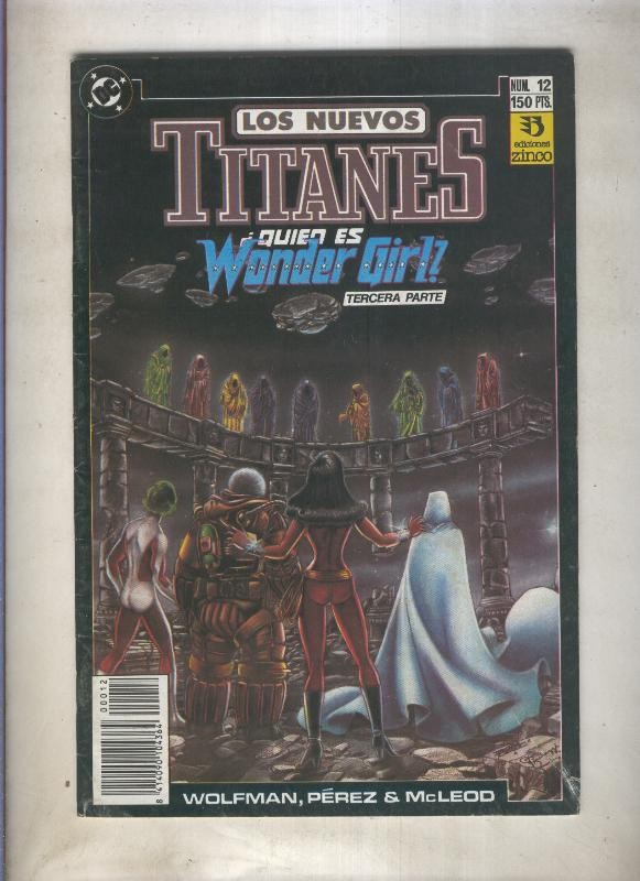 Nuevos Titanes volumen 2 numero 12 (numerado 4 en trasera)