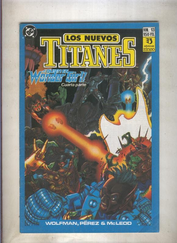 Nuevos Titanes volumen 2 numero 13 (numerado 1 en trasera)