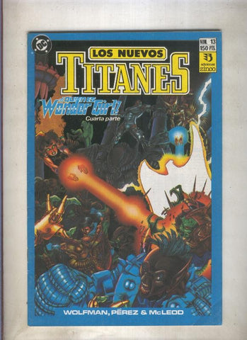 Nuevos Titanes volumen 2 numero 13 (numerado 1 en trasera)