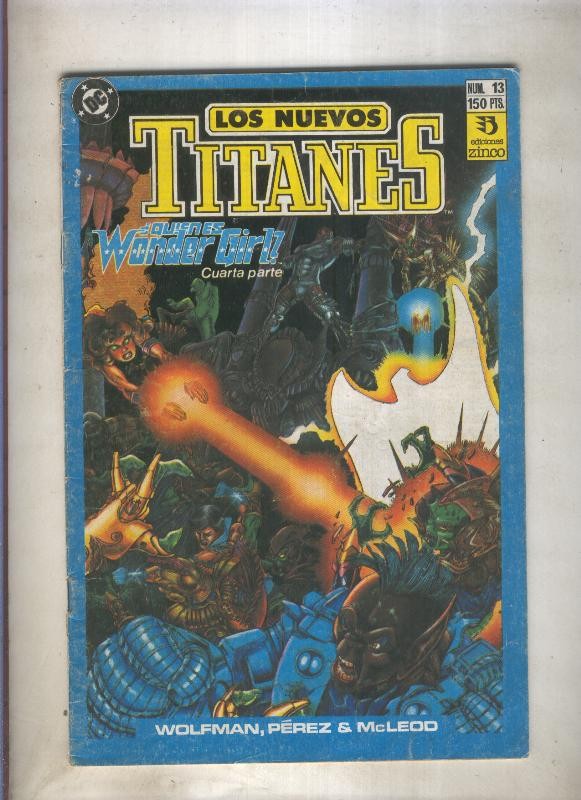 Nuevos Titanes volumen 2 numero 13 (numerado 2 en trasera)