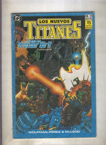 Nuevos Titanes volumen 2 numero 13 (numerado 2 en trasera)