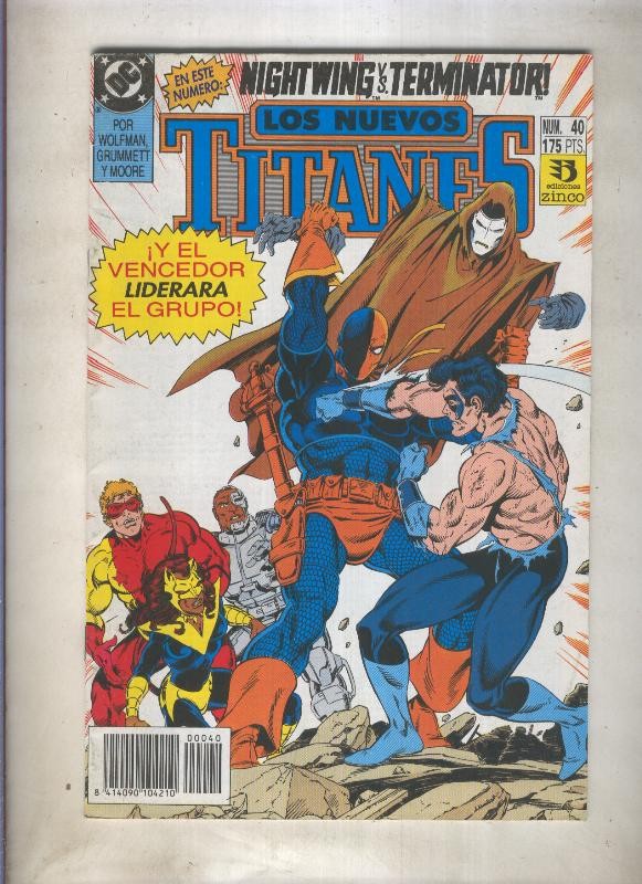 Nuevos Titanes volumen 2 numero 40 (numerado 1 en trasera)