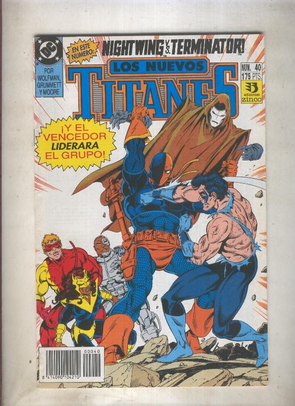 Nuevos Titanes volumen 2 numero 40 (numerado 2 en trasera)