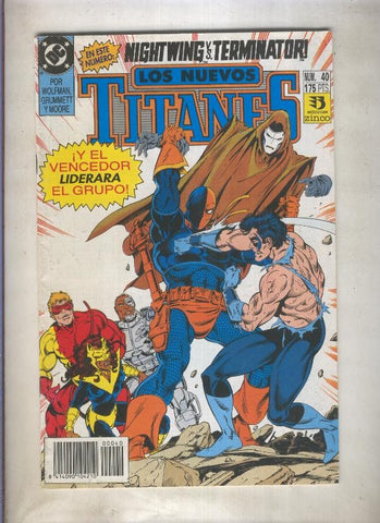 Nuevos Titanes volumen 2 numero 40 (numerado 3 en trasera)