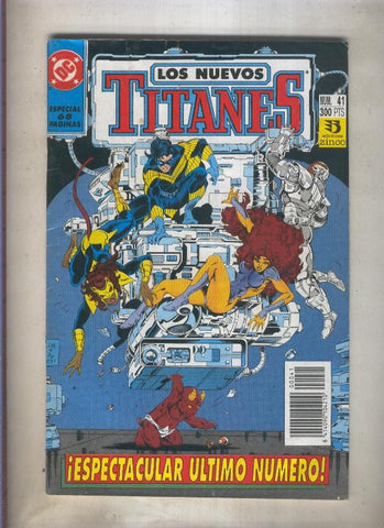 Nuevos Titanes volumen 2 numero 41 (fin de la coleccion)