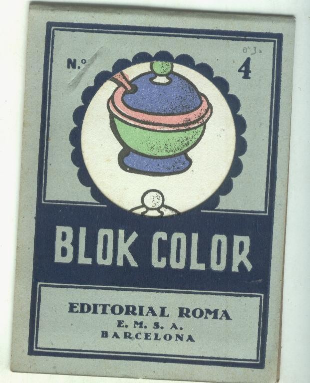 Postal 000347: Blok Color numero 4