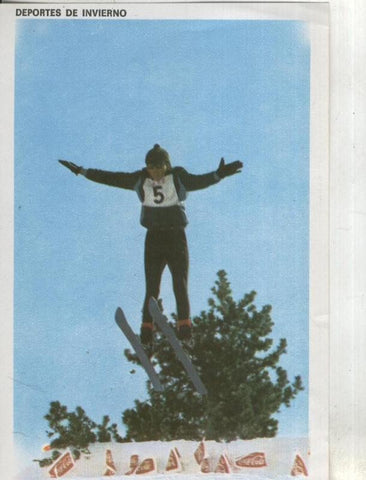 Postal 001633: Cromo deporte: Deporte de invierno
