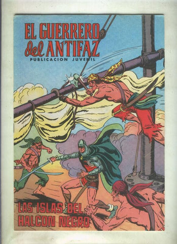 El Guerrero del Antifaz color numero 113: Las islas del Halcon Negro (numerado 3 en trasera)