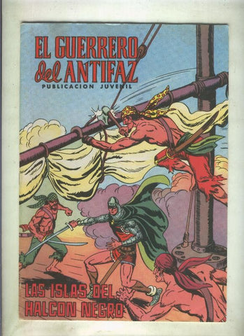 El Guerrero del Antifaz color numero 113: Las islas del Halcon Negro (numerado 1 en trasera)