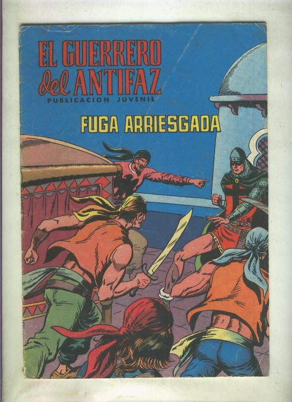 El Guerrero del Antifaz color numero 115: Fuga arriesgada (numerado 1 en trasera)