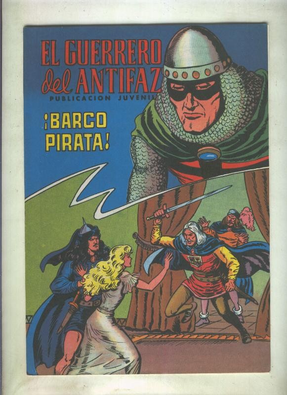 El Guerrero del Antifaz color numero 117: Barco pirata (numerado 3 en trasera)