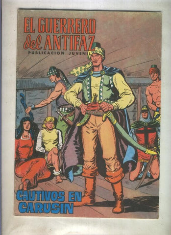 El Guerrero del Antifaz color numero 121: Cautivos en Carusin (numerado 3 en trasera)