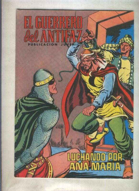 El Guerrero del Antifaz color numero 122: Luchando por Ana Maria (numerado 2 en trasera)