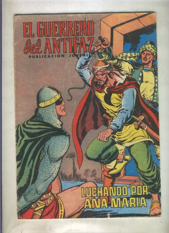 El Guerrero del Antifaz color numero 122: Luchando por Ana Maria (numerado 4 en trasera)