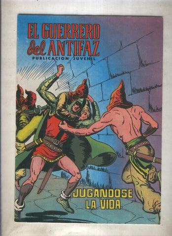 El Guerrero del Antifaz color numero 124: Jugandose la vida (numerado 3 en trasera)