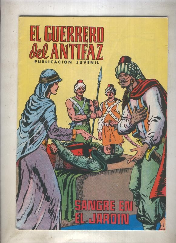 El Guerrero del Antifaz color numero 125: Sangre en el jardin (numerado 2 en trasera)