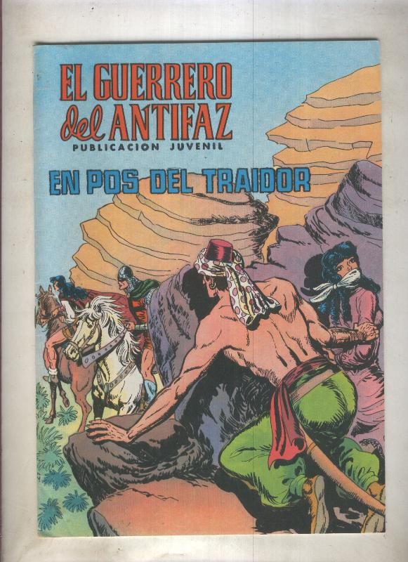 El Guerrero del Antifaz color numero 128: En pos del traidor (numerado 3 en trasera)