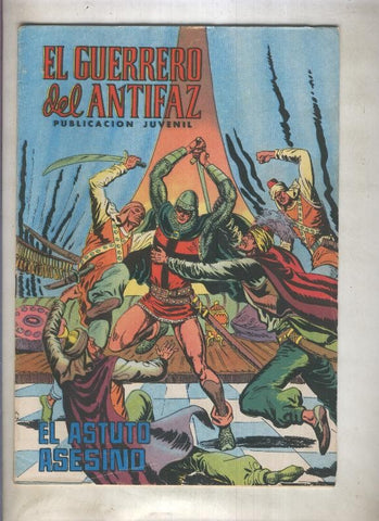 El Guerrero del Antifaz color numero 129: El astuto asesino (numerado 1 en trasera)