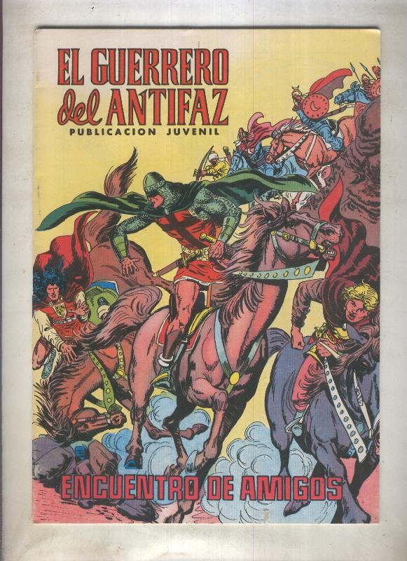 El Guerrero del Antifaz color numero 130: Encuentro de amigos (numerado 2 en trasera)