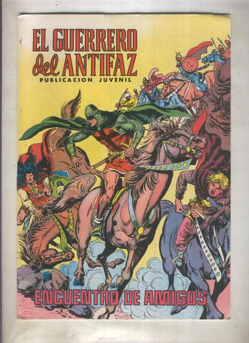 El Guerrero del Antifaz color numero 130: Encuentro de amigos (numerado 3 en trasera)