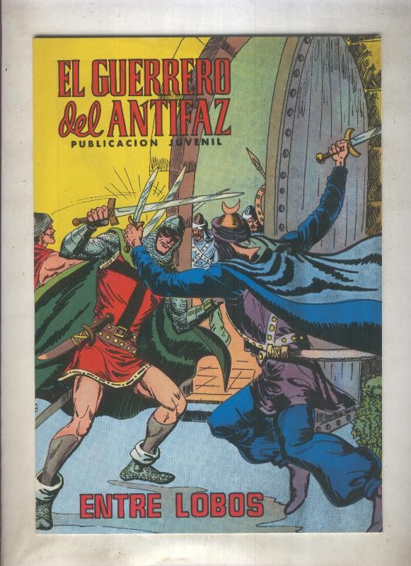 El Guerrero del Antifaz color numero 132: Entre lobos (numerado 1 en trasera)