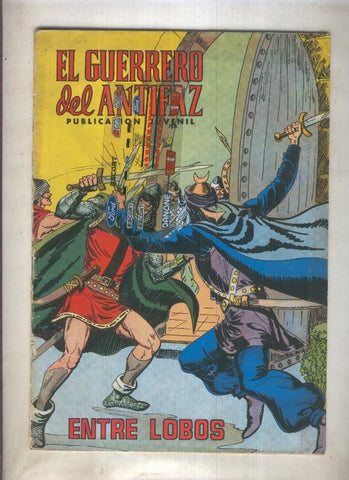 El Guerrero del Antifaz color numero 132: Entre lobos (numerado 2 en trasera)