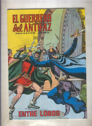 El Guerrero del Antifaz color numero 132: Entre lobos (numerado 3 en trasera)