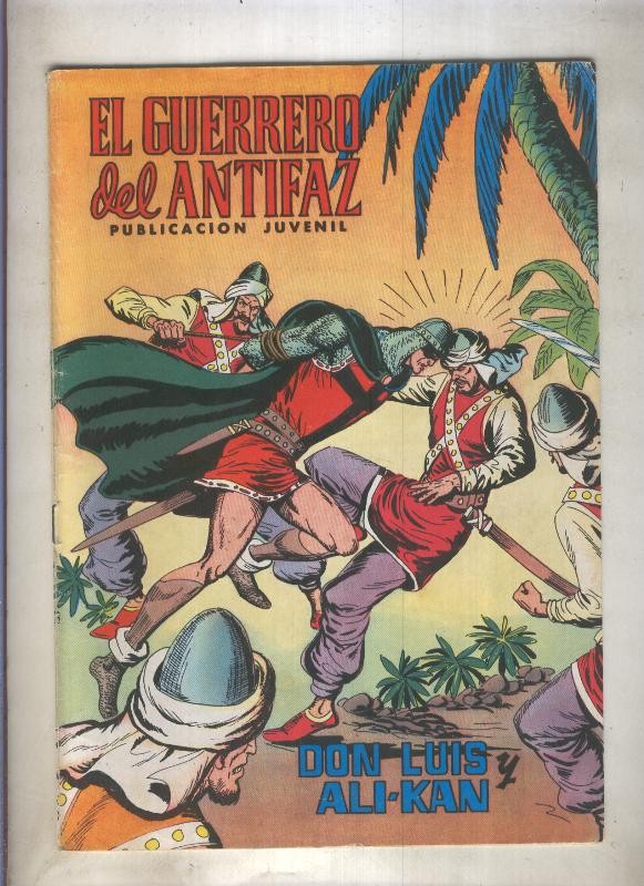 El Guerrero del Antifaz color numero 134: Don Luis y Ali Kan (numerado 3 en trasera)