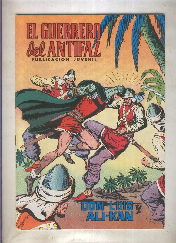 El Guerrero del Antifaz color numero 134: Don Luis y Ali Kan (numerado 4 en trasera)