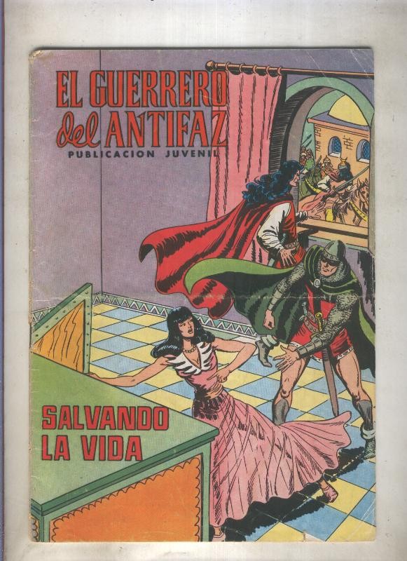 El Guerrero del Antifaz color numero 136: Salvando la vida (numerado 2 en trasera)