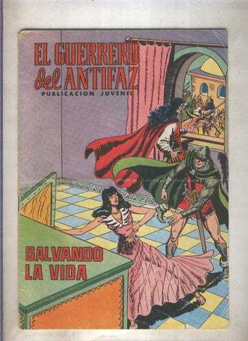 El Guerrero del Antifaz color numero 136: Salvando la vida (numerado 2 en trasera)