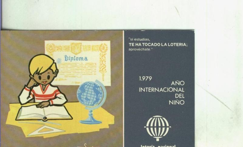 Postal 002649: Loteria Nacional 1979: año internacional del niño