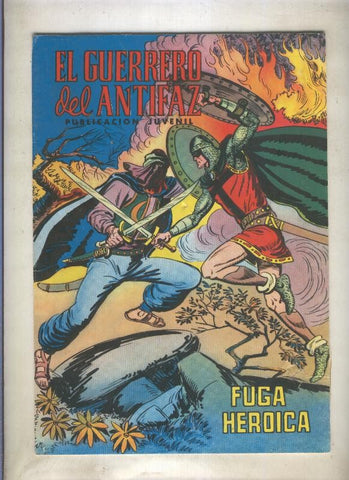 El Guerrero del Antifaz color numero 140: Fuga heroica (numerado 1 en trasera)