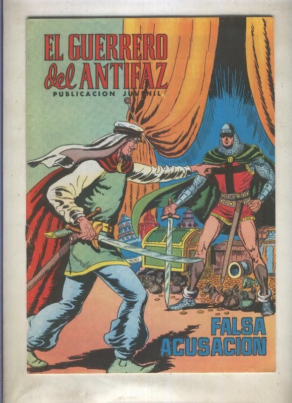 El Guerrero del Antifaz color numero 144: Falsa acusacion (numerado 1 en trasera)